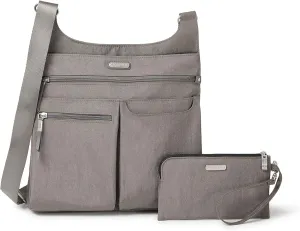 Baggallini On Track Crossbody with RFID Phone Wristlet