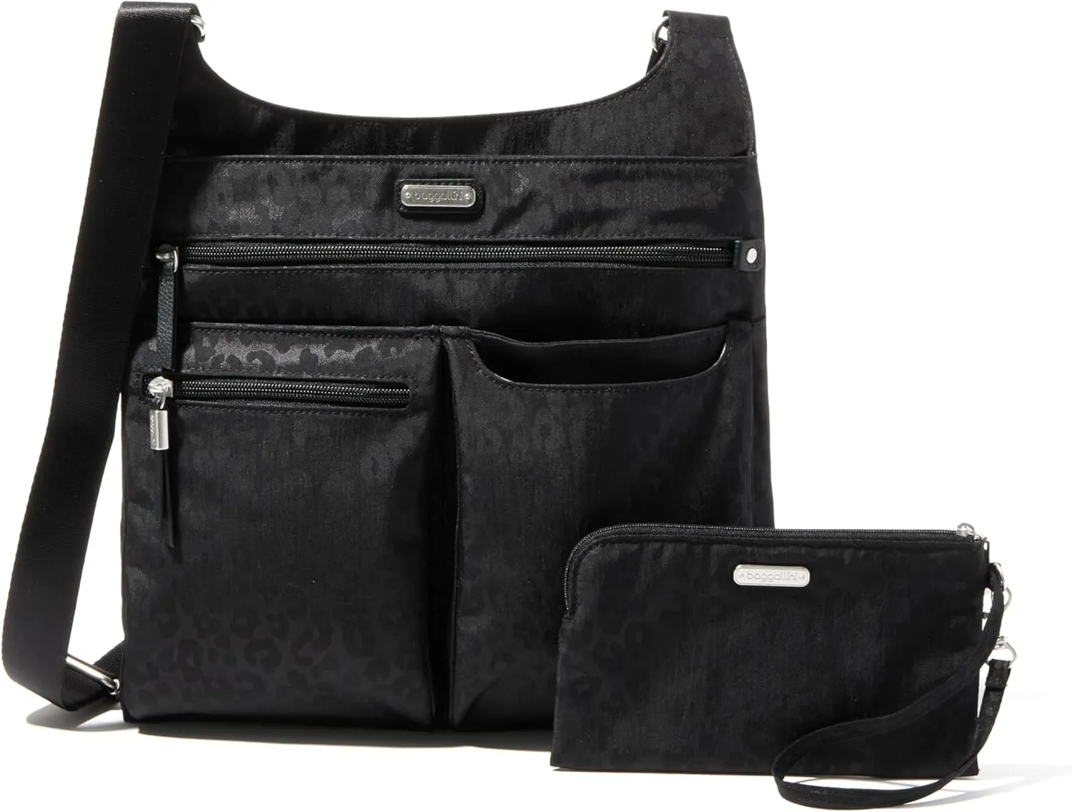 Baggallini On Track Crossbody with RFID Phone Wristlet