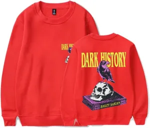 Bailey Sarian Dark History Logo Merch Crewneck Sweatshirts Cosplay Women Men Fashion HipHop Long Sleeve Tee