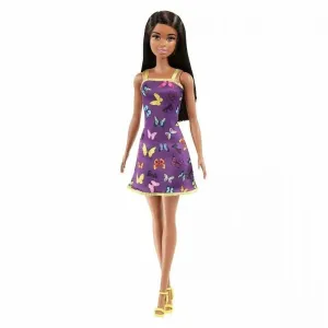 Barbie Casual Doll - Purple Butterfly Dress