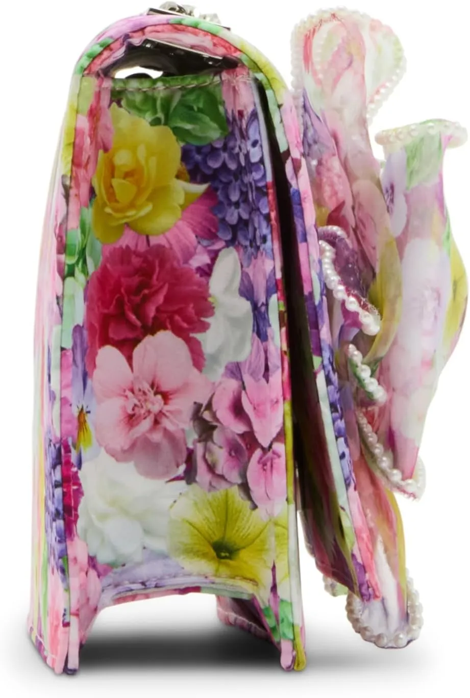 Betsey Johnson Pearl Trimmed Bow Bag