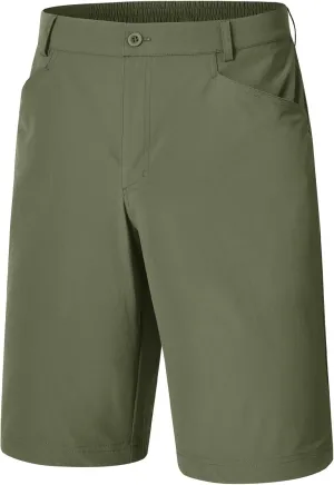 BGOWATU Men's Golf Shorts Stretch Casual Dress Work Shorts Hiking Shorts with 4 Pockets 11 Inch Inseam Lightweight