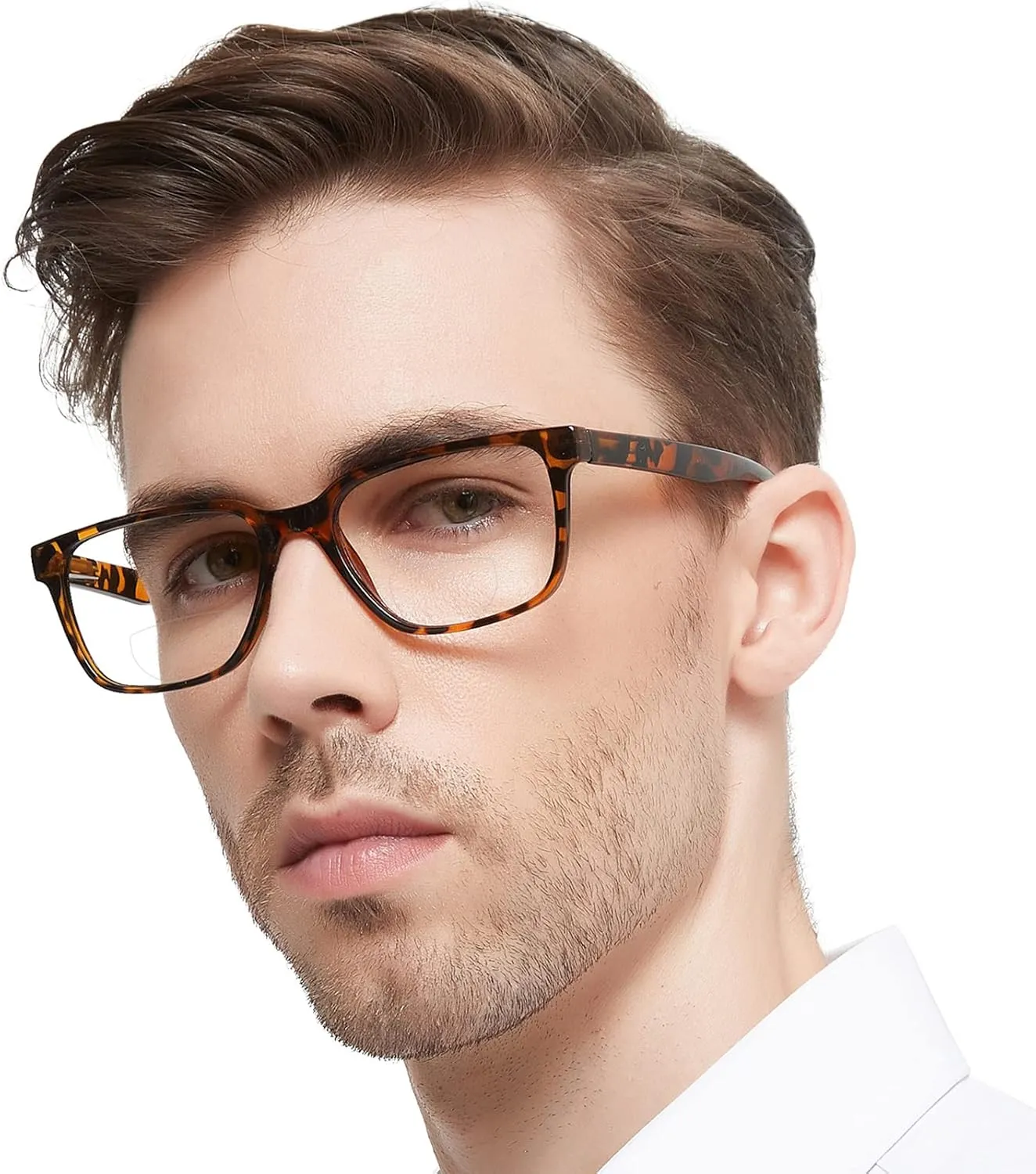 Bifocal Reading Glasses Men Blue Light Blocking Computer Readers 1.0 1.25 1.5 1.75 2.0 2.25 2.5 2.75 3.0 3.25 3.5