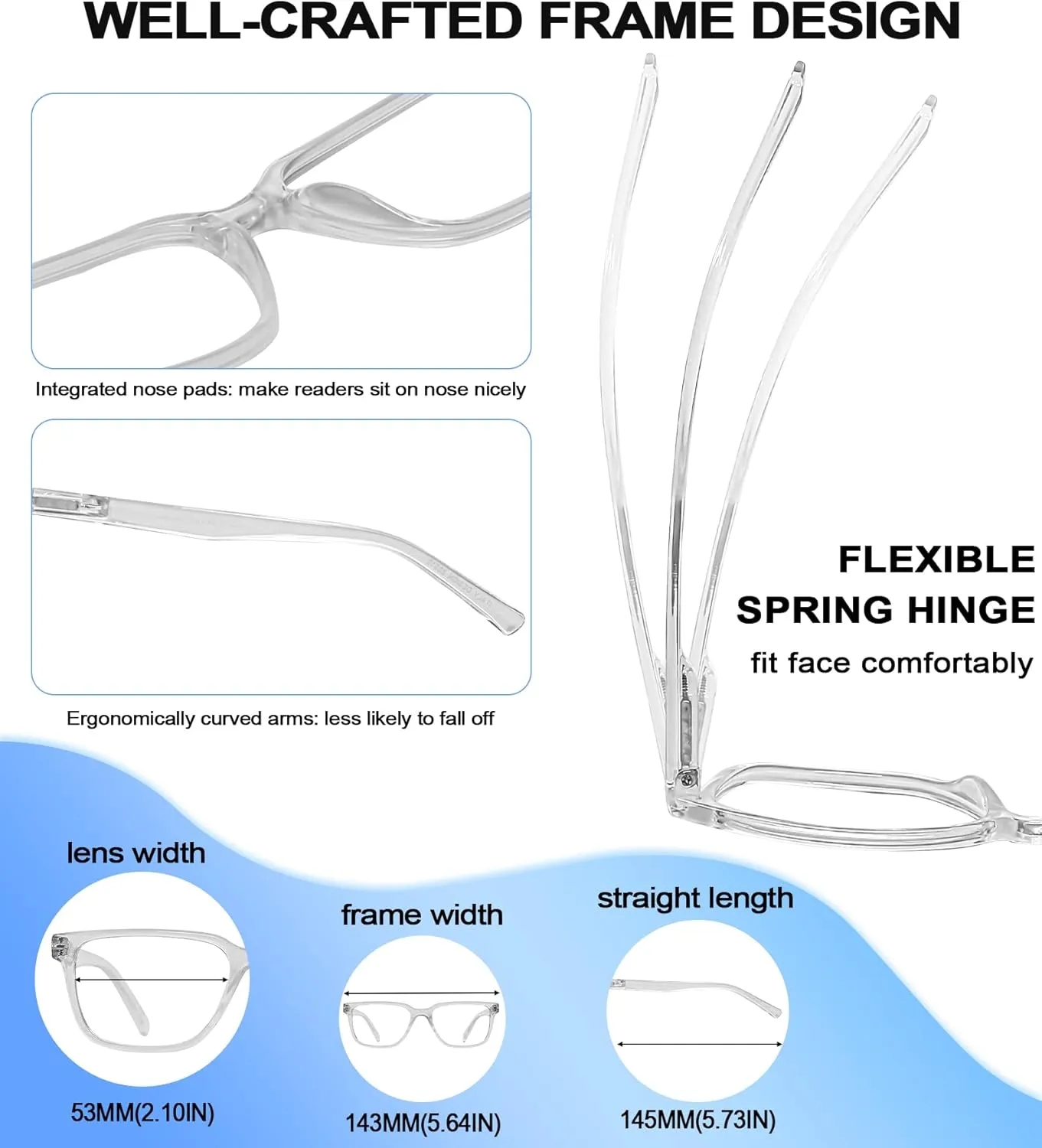 Bifocal Reading Glasses Men Blue Light Blocking Computer Readers 1.0 1.25 1.5 1.75 2.0 2.25 2.5 2.75 3.0 3.25 3.5