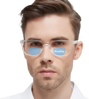 Bifocal Reading Glasses Men Blue Light Blocking Computer Readers 1.0 1.25 1.5 1.75 2.0 2.25 2.5 2.75 3.0 3.25 3.5