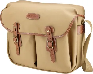 Billingham Hadley Large Canvas Camera Bag with Tan Leather Trim - Khaki