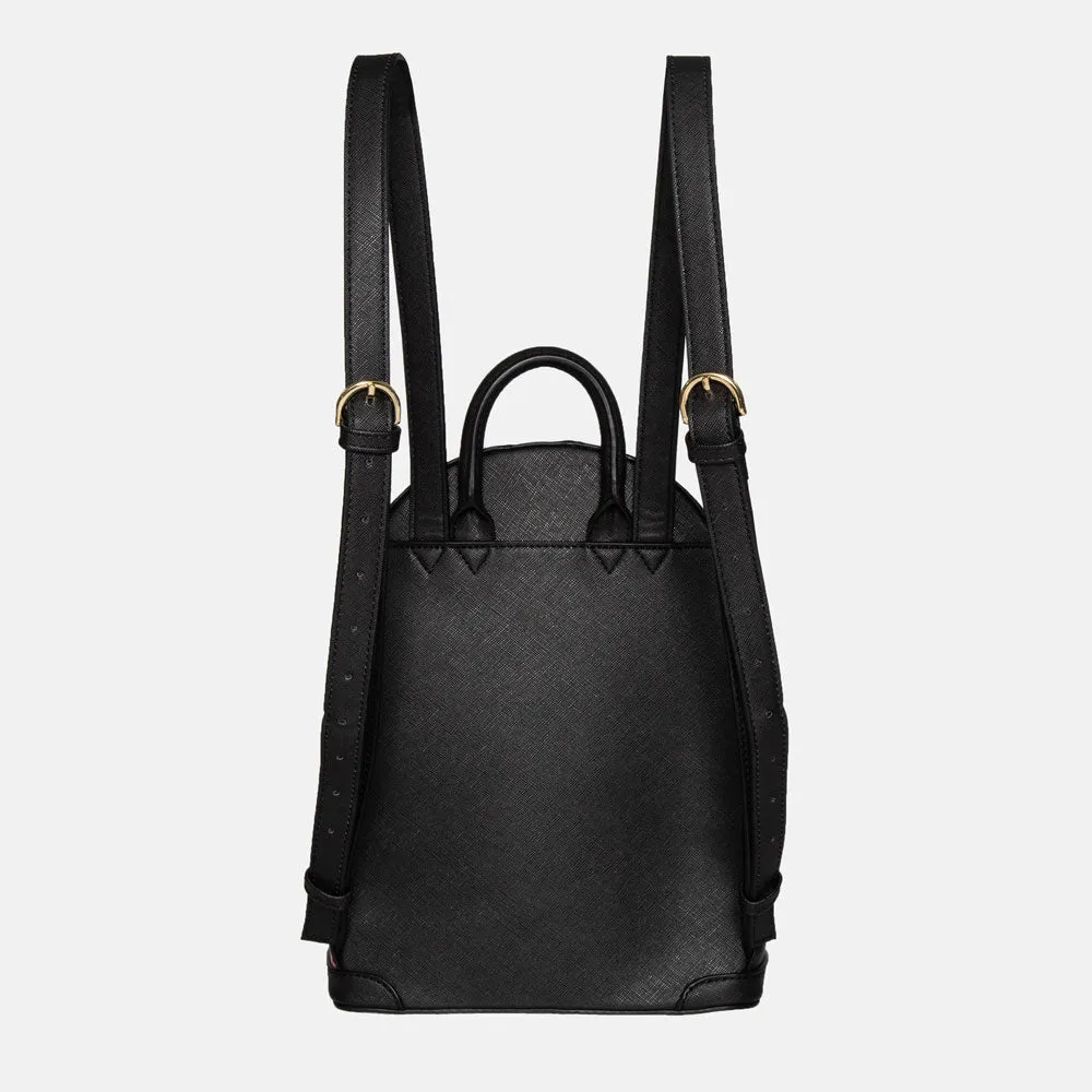 Black Bamboo Mini Backpack