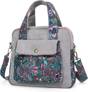Black Butterfly Premium Canvas Shoulder Bag, Top Handle for Women, Lightweight Handbag, Small Style Crossbody