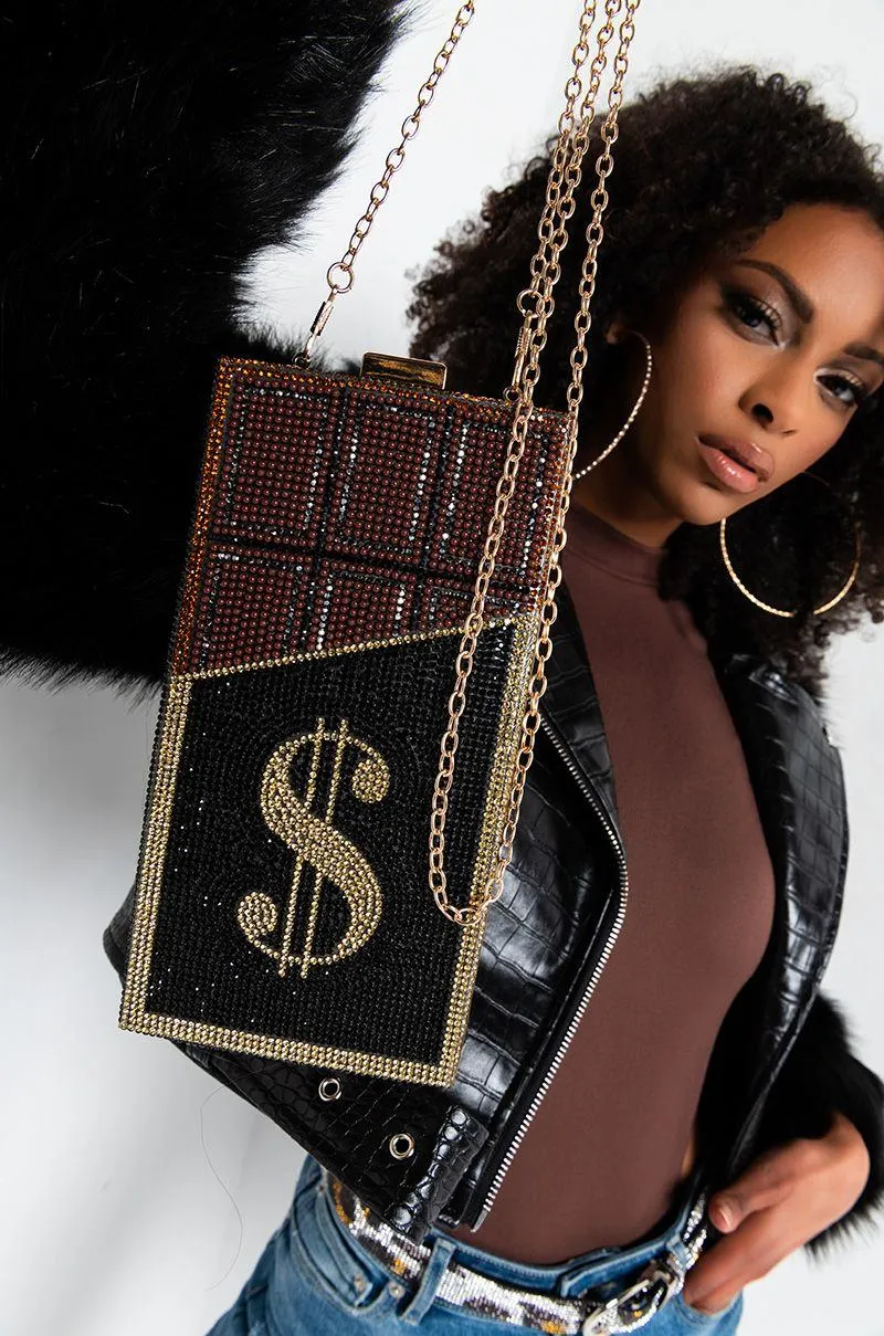 Bling Chocolate Money Bag