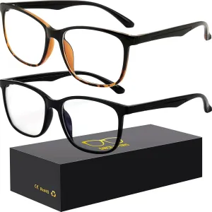Blue-Light Blocking Glasses Computer Reading/Gaming/TV/Phones Glasses Fashion Anti Eyestrain UV Glasses for Women Men