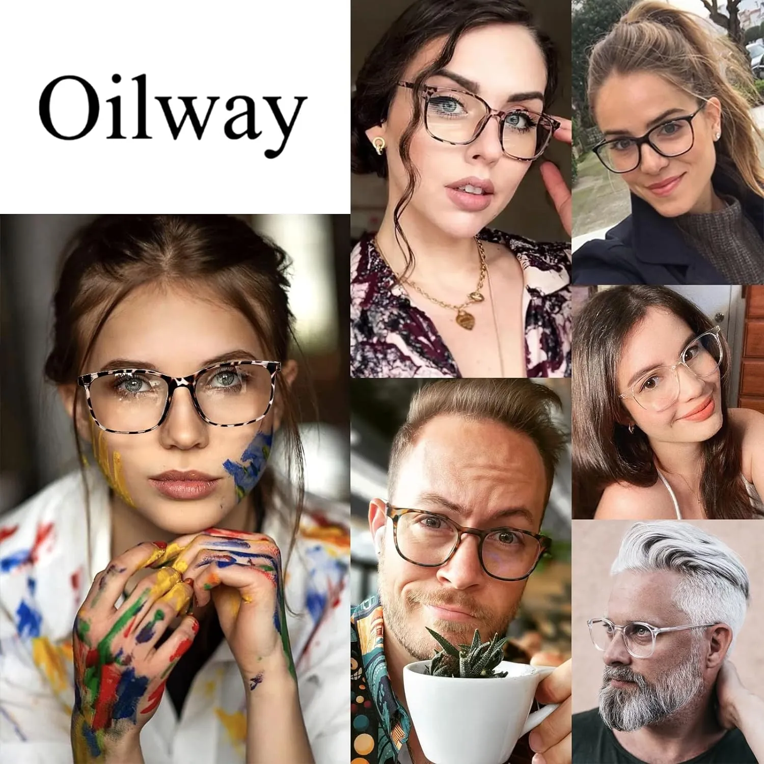 Blue-Light Blocking Glasses Computer Reading/Gaming/TV/Phones Glasses Fashion Anti Eyestrain UV Glasses for Women Men