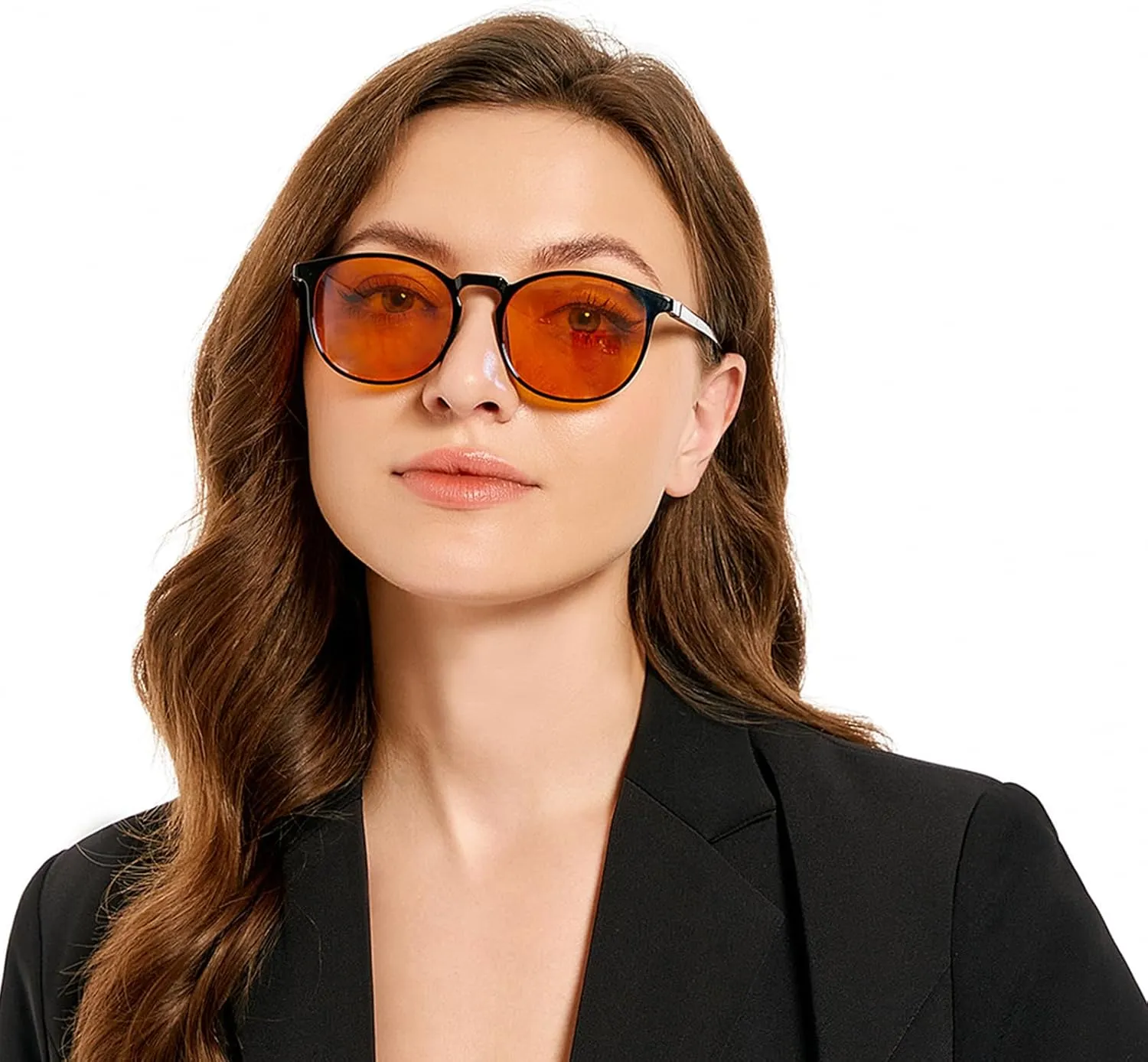 Blue Light Blocking Glasses,Blue Light Glasses Women Men,Anti Blu-Ray Clear Gaming Glasses Lense