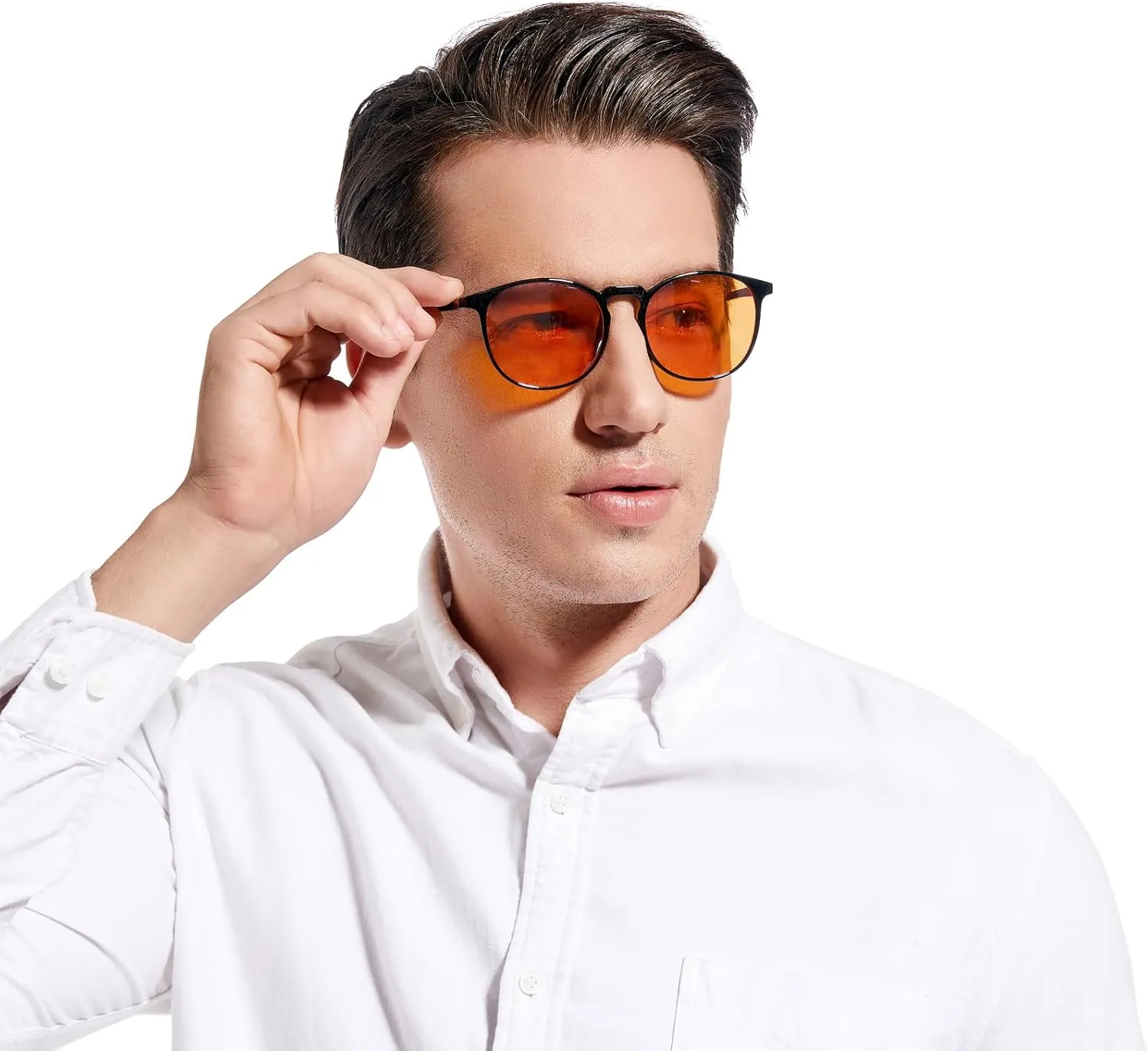 Blue Light Blocking Glasses,Blue Light Glasses Women Men,Anti Blu-Ray Clear Gaming Glasses Lense
