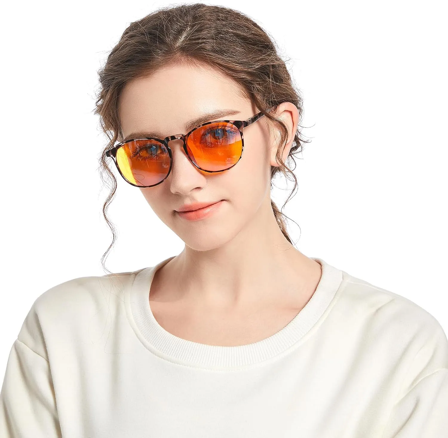 Blue Light Blocking Glasses,Blue Light Glasses Women Men,Anti Blu-Ray Clear Gaming Glasses Lense