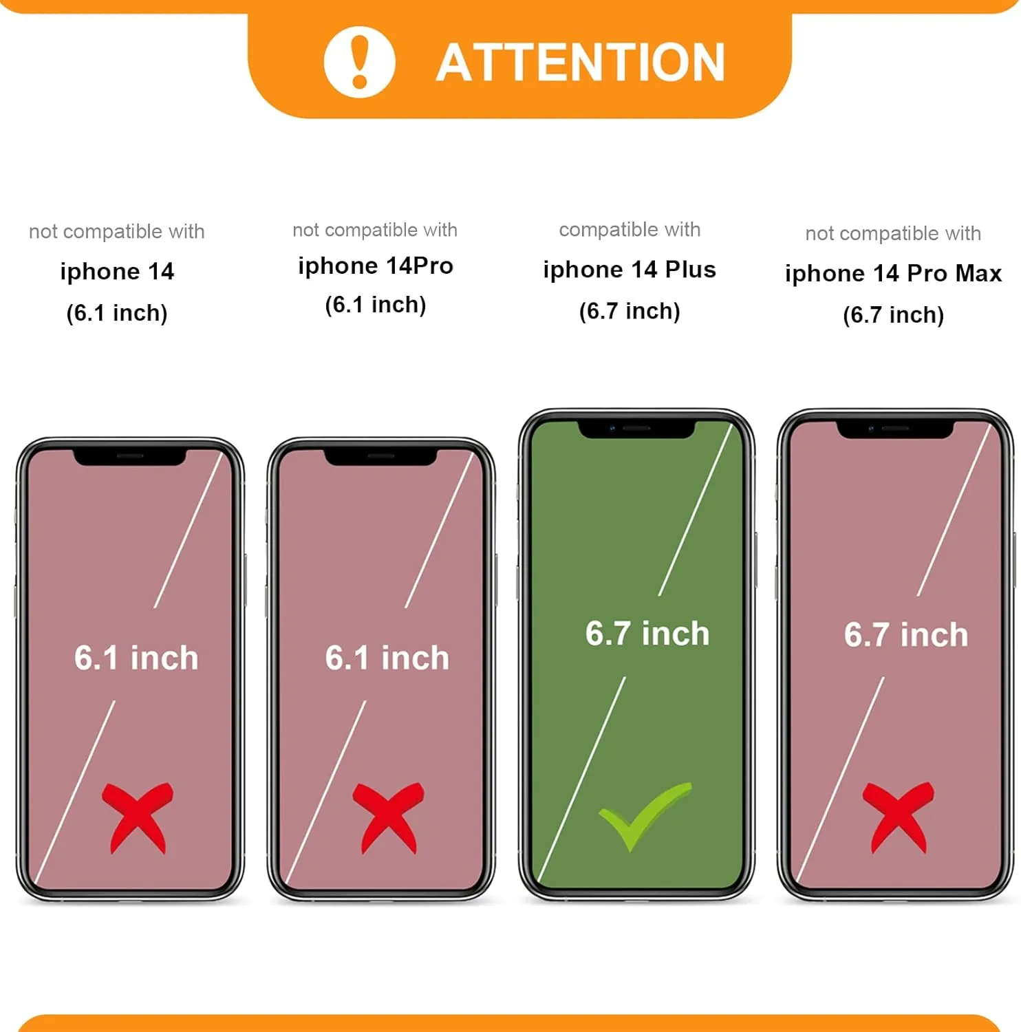 Bocasal Crossbody Wallet Case for iPhone 14 Plus with RFID Blocking Card Slot Holder, Magnetic Flip Folio Purse Case, PU Leather Zipper Handbag with Detachable Lanyard Strap 6.7 Inch 5G (Rose Gold)