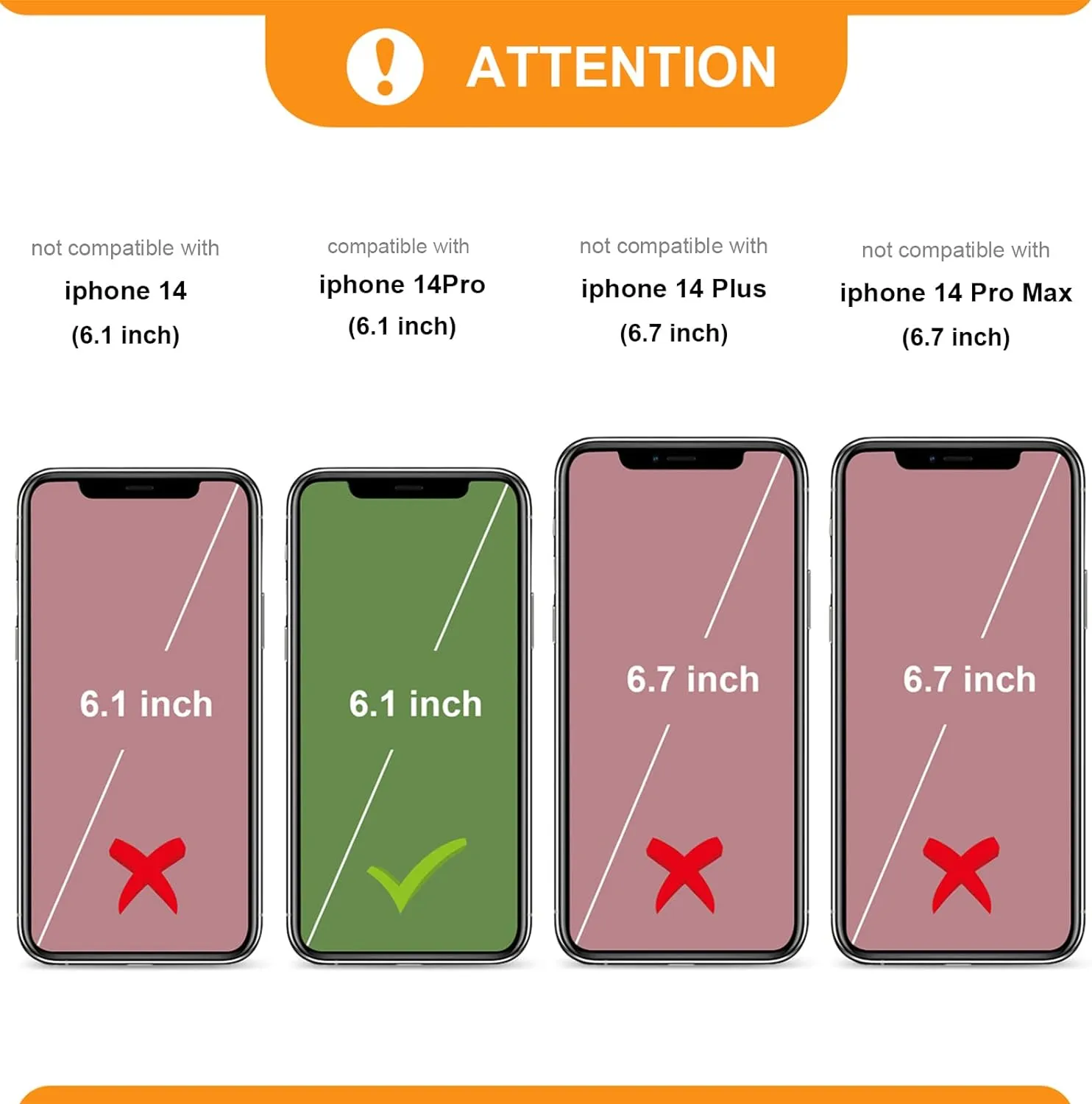Bocasal Crossbody Wallet Case for iPhone 14 Pro with RFID Blocking Card Slot Holder, Magnetic Flip Folio Purse Case, PU Leather Zipper Handbag with Detachable Lanyard Strap 6.1 Inch 5G (Red)