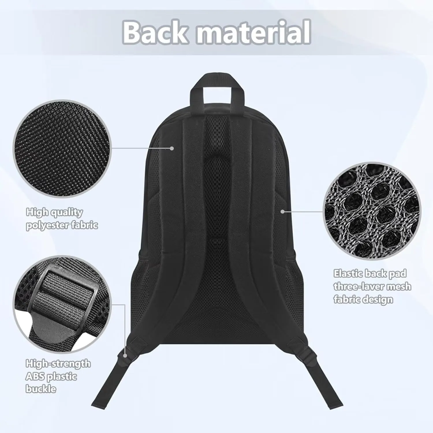 Boys Girls 3pcs Backpack with Lunch Bag & Pencil Pouch, Lightweight 16.9 In School Bag, Tote Lunch Box with Shoulder Strap, Suitable for School, Picnic Trips, Mandala Flower Butterfly Print