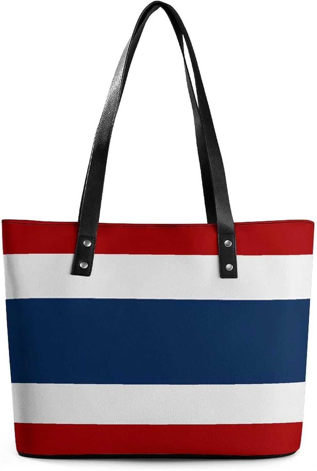 Brittany French Flag Leather Tote Handbag Women Ideal for Casual Outings and Work
