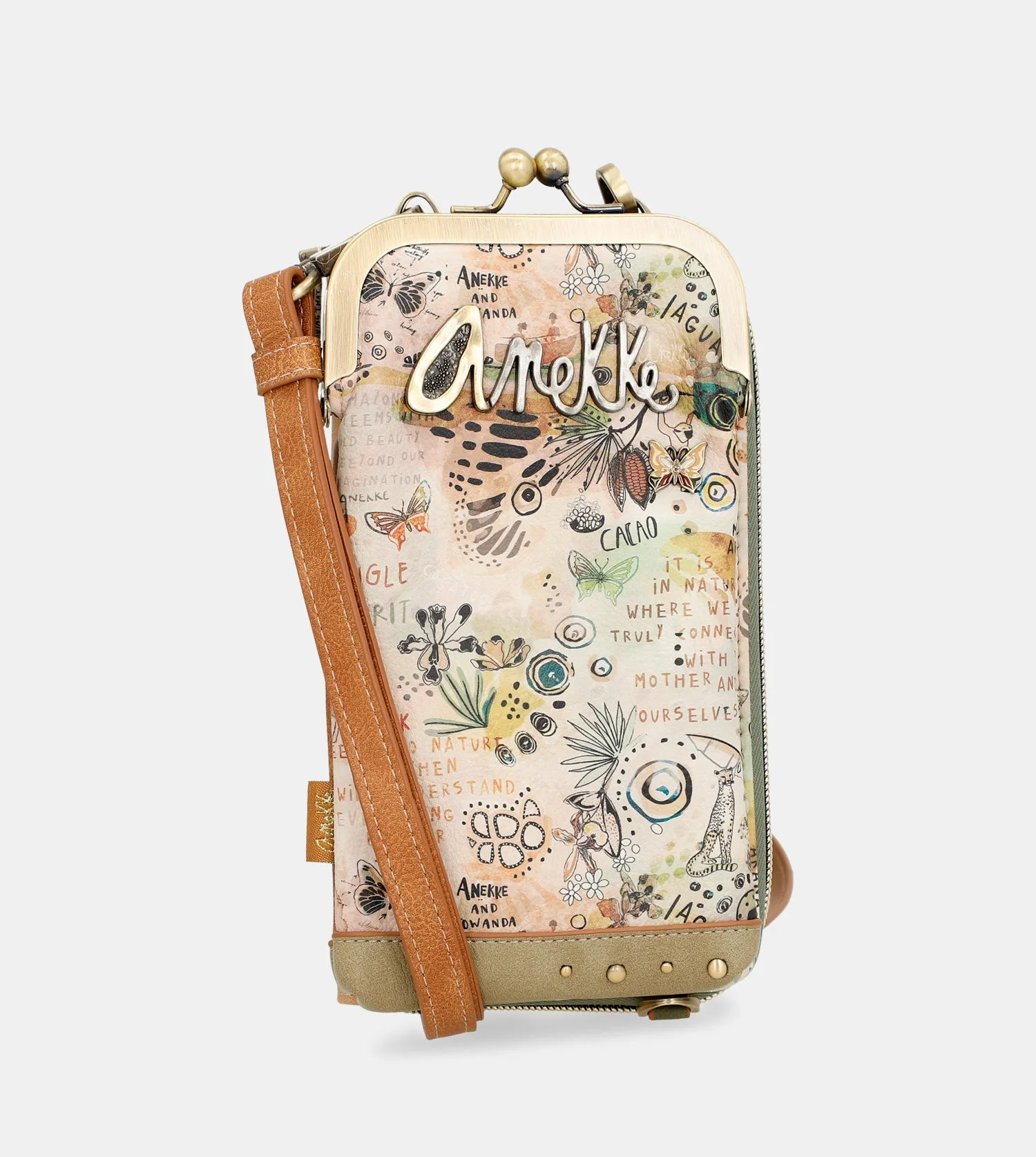 Butterfly 2 in 1 messenger and wallet bag