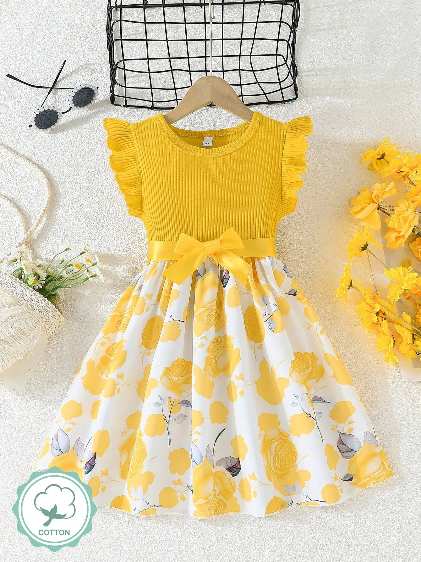 Butterfly quinceanera dress| Young Girl Cute Butterfly Summer Dress