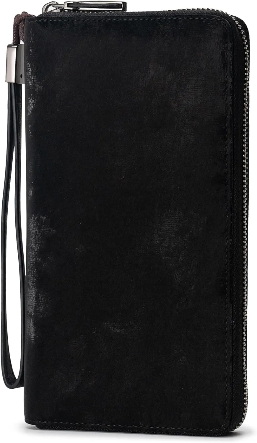 Bveyzi Women RFID Blocking Wallet Leather Zip Around Phone Clutch Large Capacity Ladies Travel Purse Wristlet
