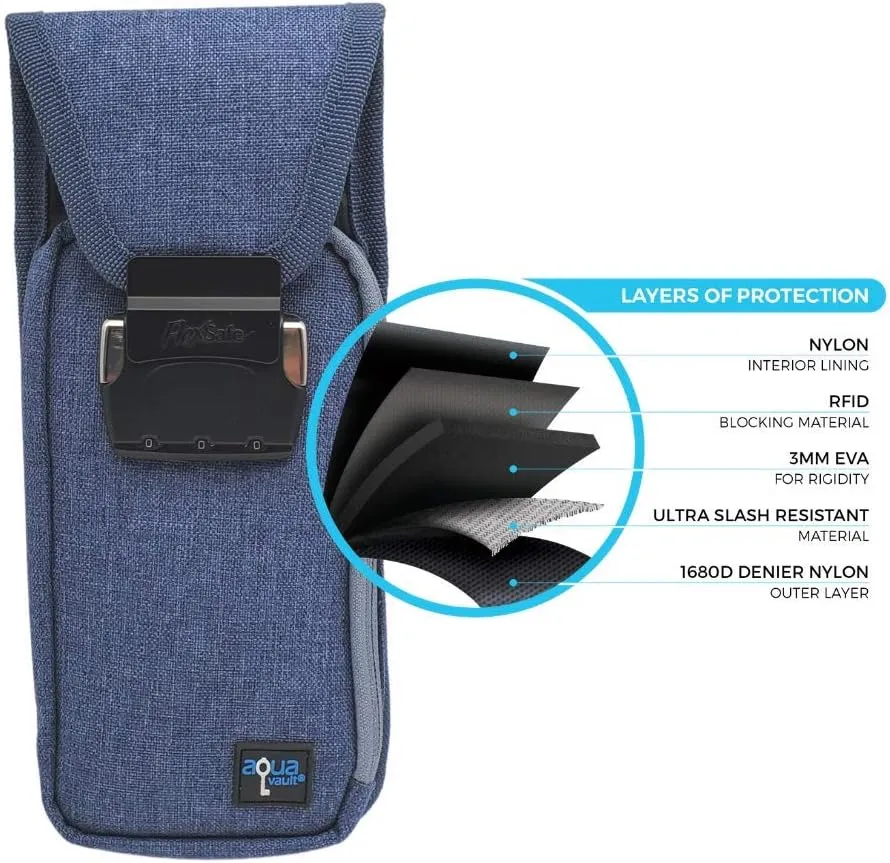 by AquaVault (on Shark Tank): Anti-Theft Portable Beach Chair Vault and Travel Safe. Packable, Lightweight & Slash Resistant. Use at the Beach, Pool, Waterpark, Cruise Ship, & More