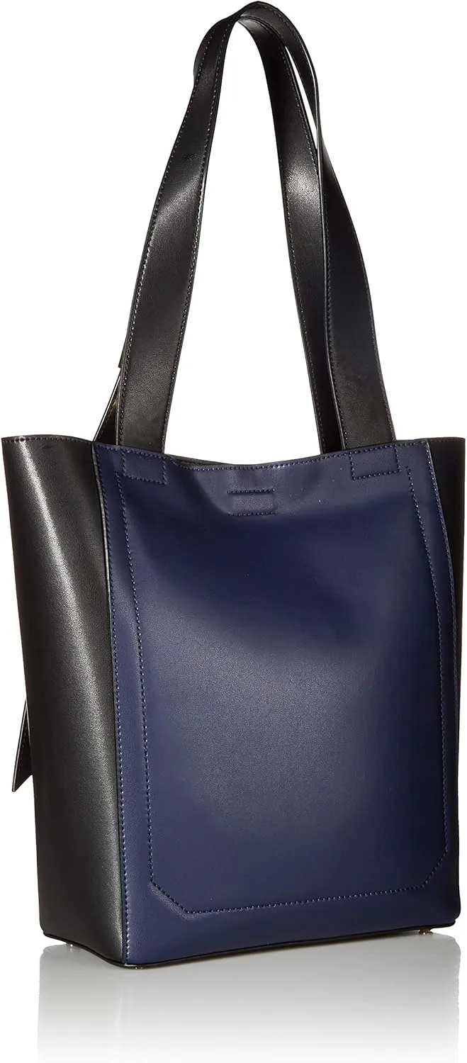 Calvin Klein Karsyn Nappa Leather Belted North/South Tote