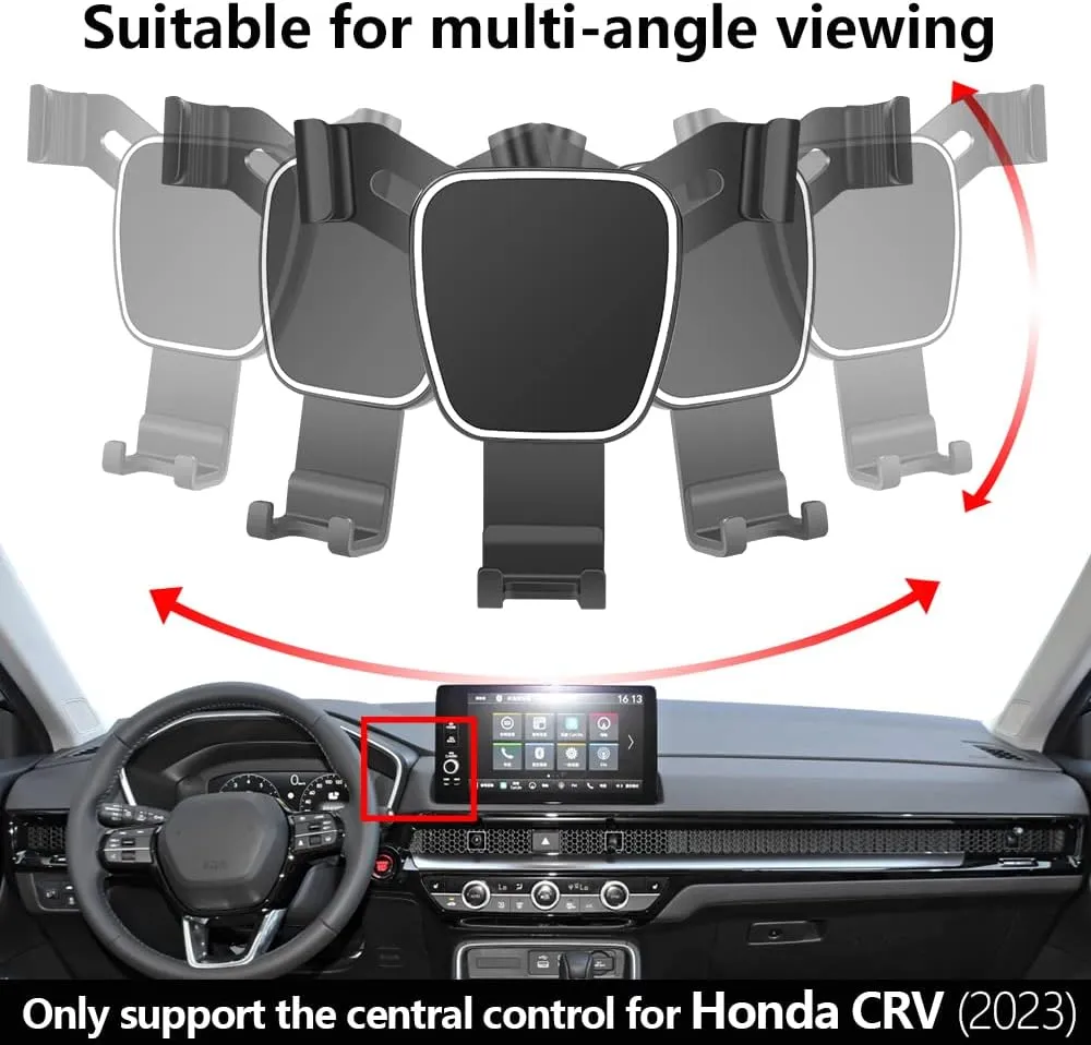 Car Phone Holder for Honda CRV CR-V 2023 2024 2025 Auto Accessories Navigation Bracket Interior Decoration Mobile Cell Phone Mount