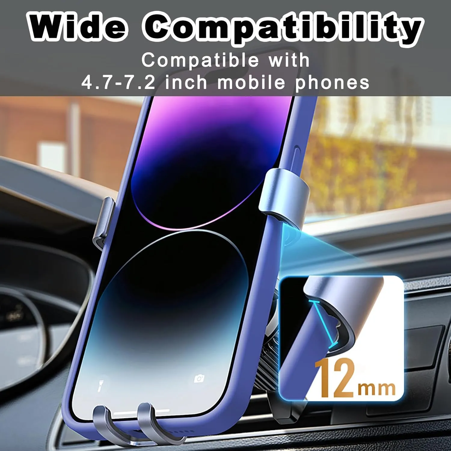 Car Phone Holder for Mazda CX7 Tribute MPV Premacy Biante Verisa Familia Capella, 360° Flexible Rotation Car Phone Mount, Car Cell Phone Holder Non-slip Stable, Cell Phone Car Mount Phone Stand