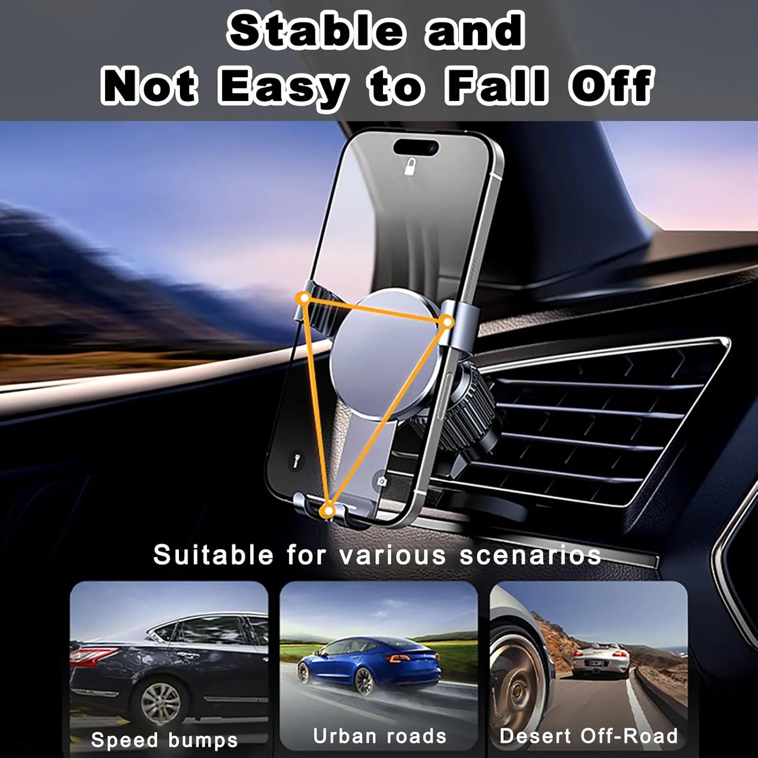 Car Phone Holder for Mazda CX7 Tribute MPV Premacy Biante Verisa Familia Capella, 360° Flexible Rotation Car Phone Mount, Car Cell Phone Holder Non-slip Stable, Cell Phone Car Mount Phone Stand