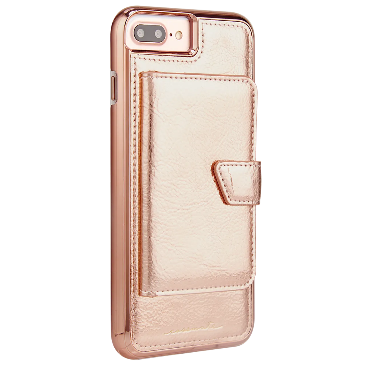 CaseMate Compact Mirror Case for iPhone 8  / 7  / 6  - Rose Gold