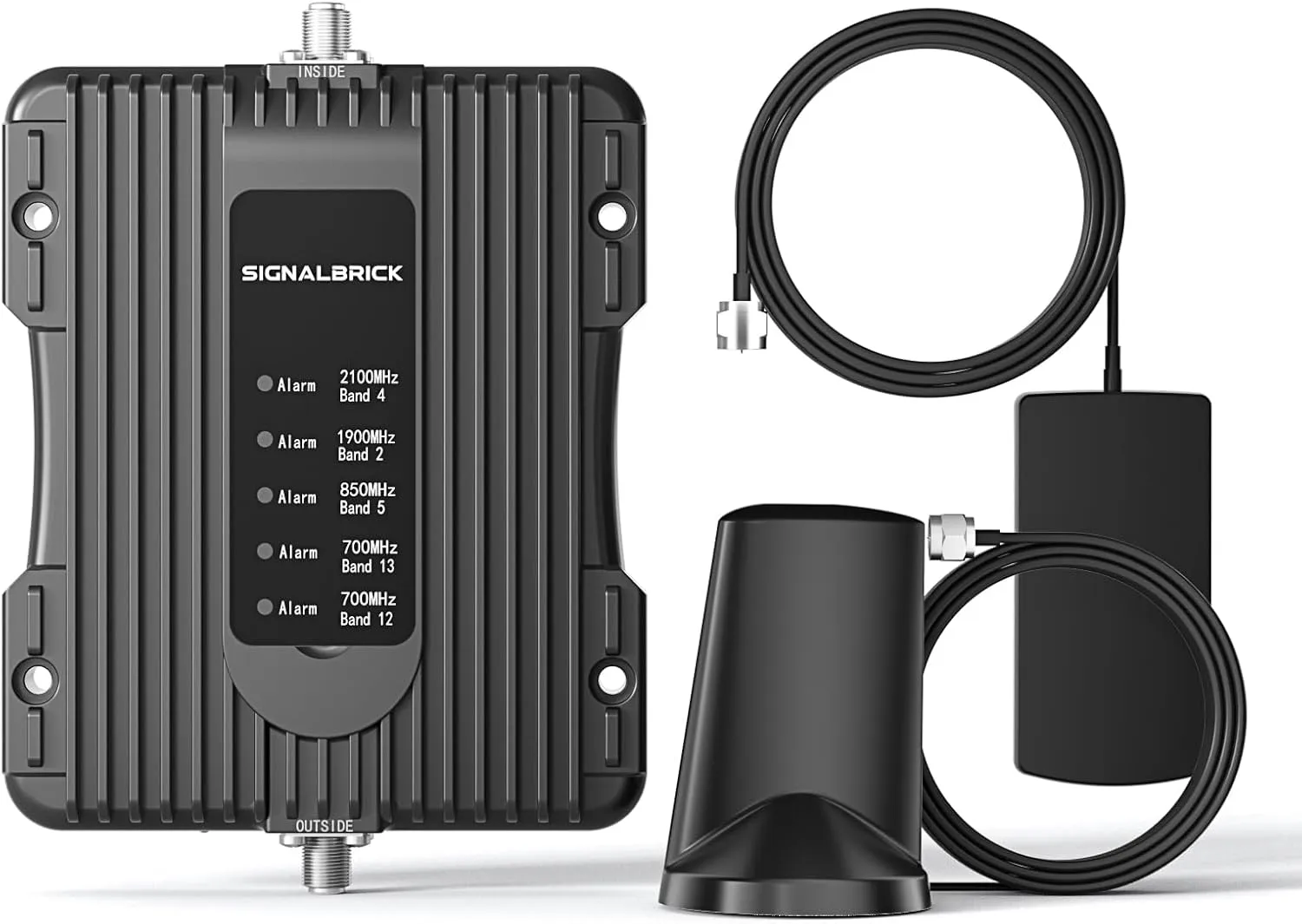Cell Phone Booster for Car, SUV, Van|Vehicle Cell Signal Booster for AT&T, Verizon, T-Mobile & All U.S.Carriers|Boosts 5G/4G LTE/3G on Band12/17/13/5/2/25/4/66|FCC Approved