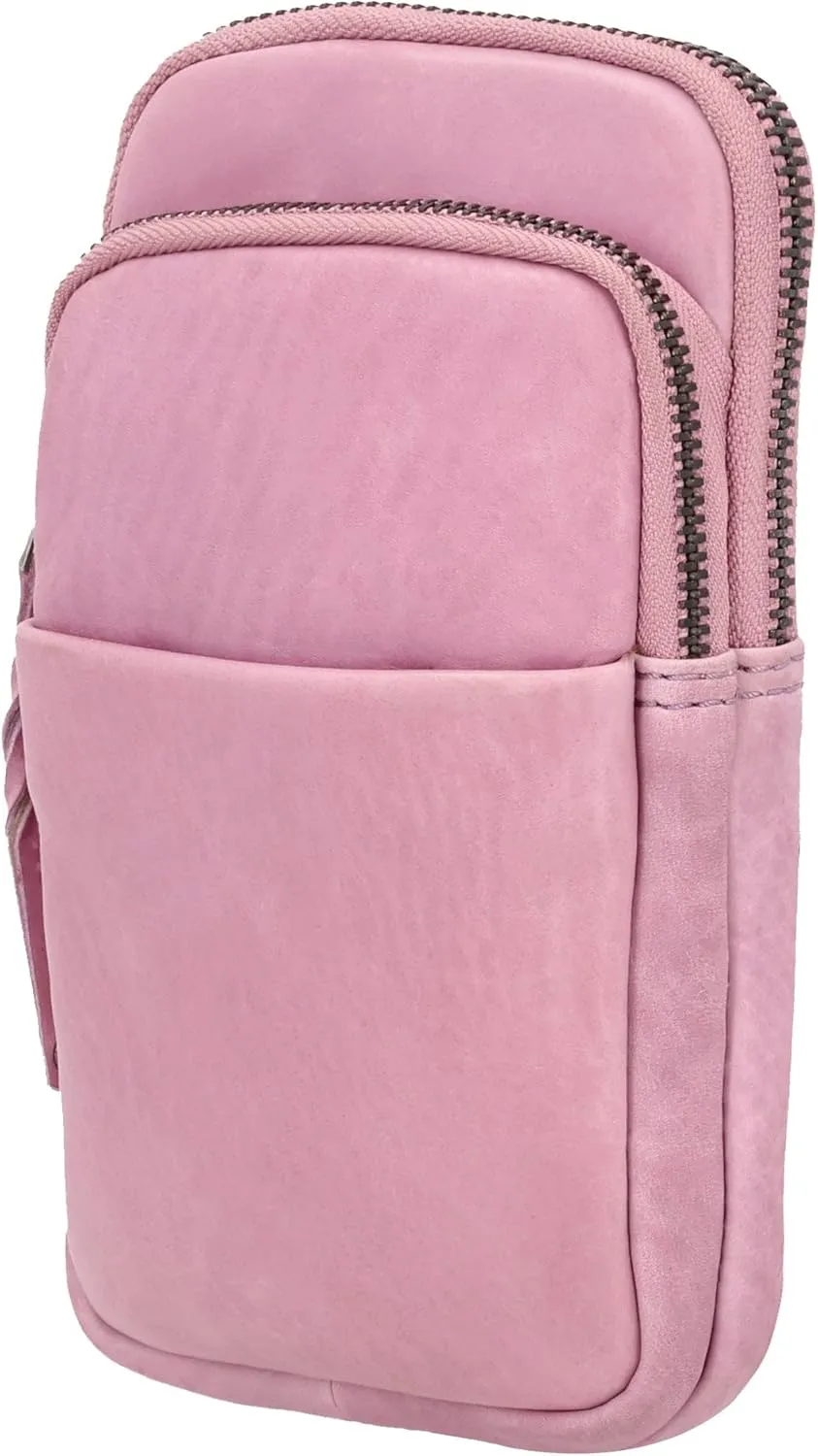 Cell Phone Carrying Case Shay Leather RFID Crossbody Bag
