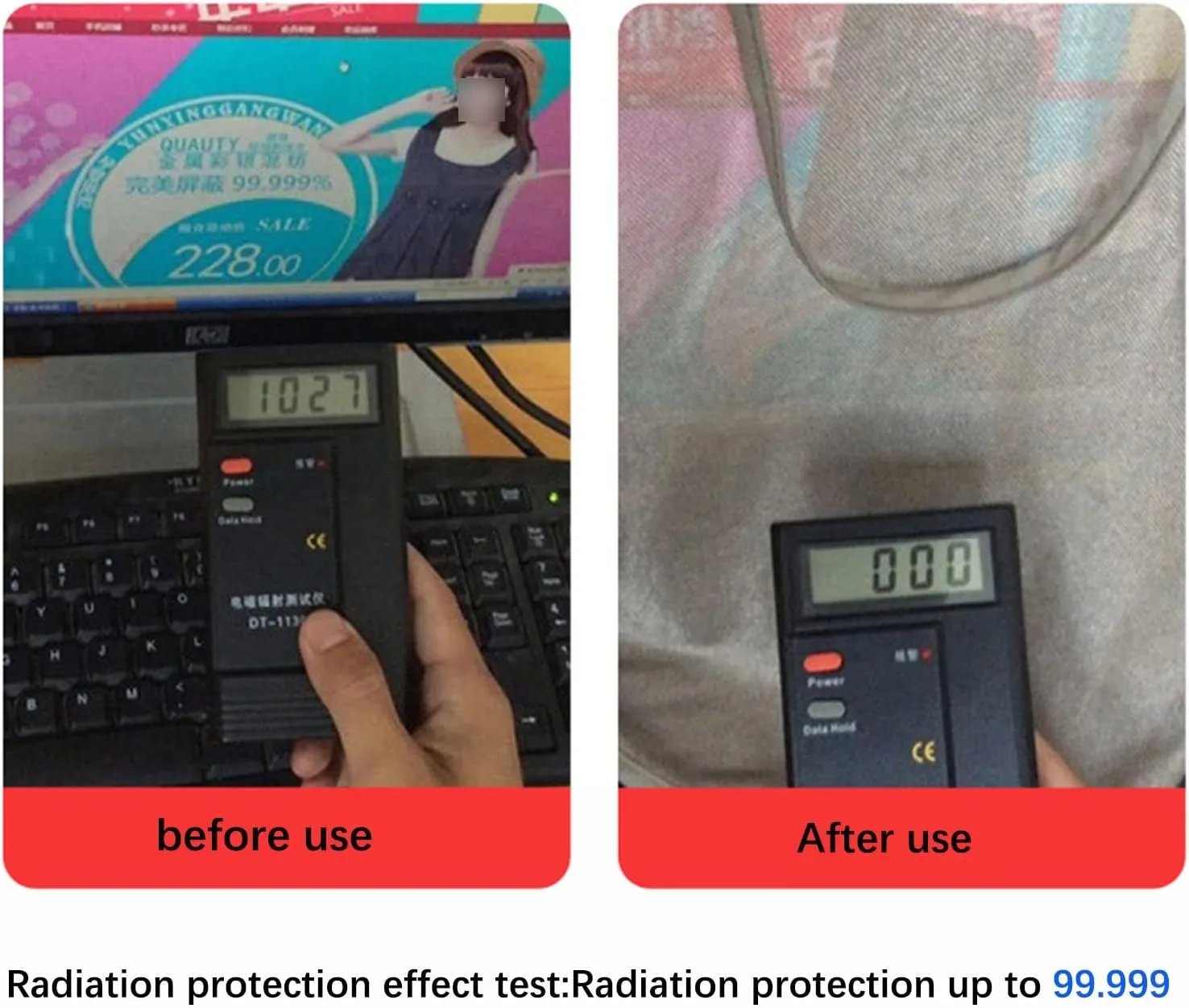 Cell Phone Signal Blocking，EMF Shielding Radiation-Proof Clothing Fabrics Electromagnetic Wave Shielding Material with Good Resistance to Radiation (Color : Silver, Size : 2x1.1m)