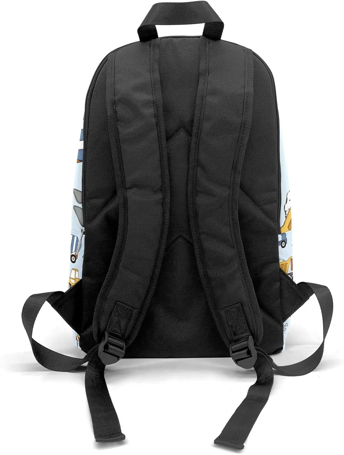 Cement Truck Forklift Truck Crane Personalized Backpack for Teen Custom Travel Backpack for Boys Girs Bookbag Casual Bag Name Gift, Design 2, EU5566SS