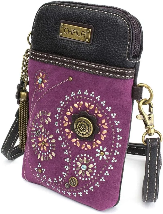 CHALA Dazzled Cellphone Crossbody Handbags for Women -Multicolored