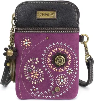 CHALA Dazzled Cellphone Crossbody Handbags for Women -Multicolored