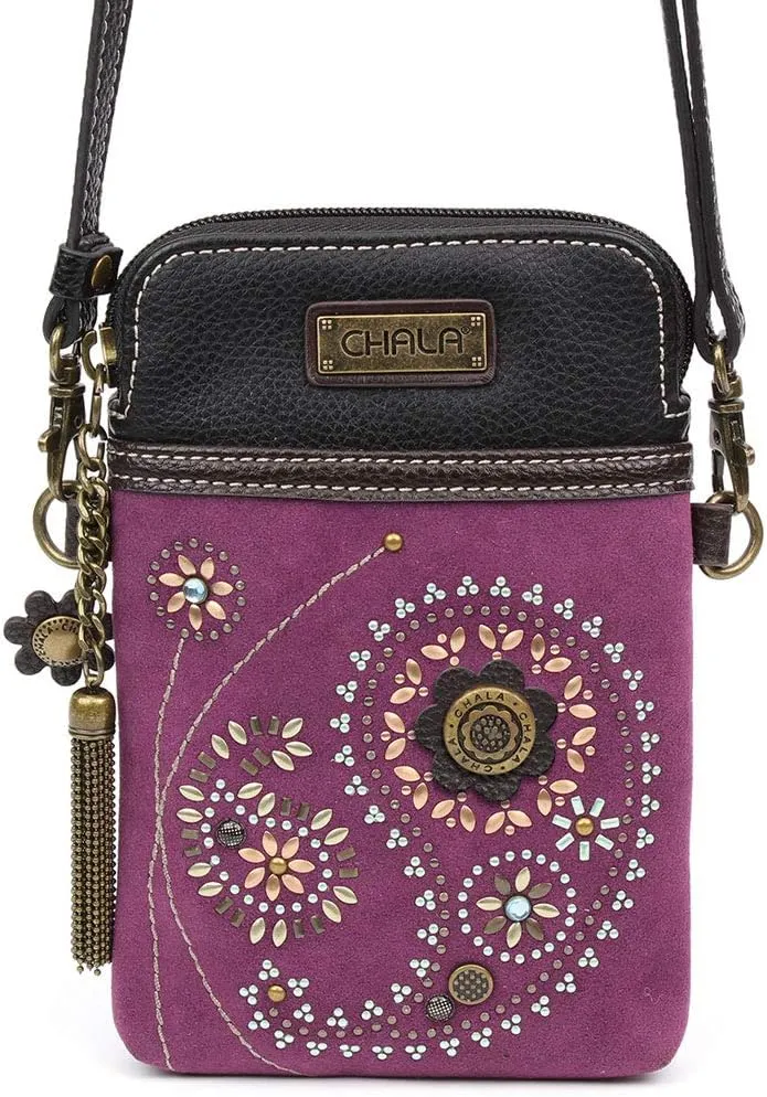 CHALA Dazzled Cellphone Crossbody Handbags for Women -Multicolored