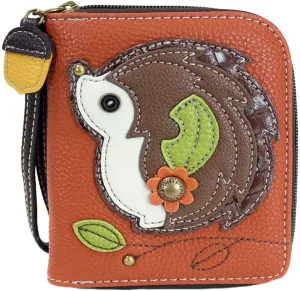 Chala Handbags Hegehog Zip-Around Wristlet Wallet - Hedgehog Collector