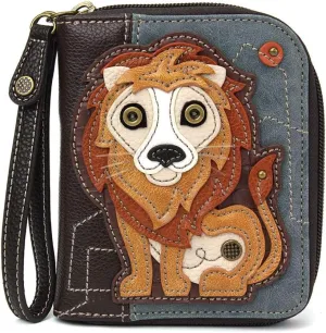 Chala Handbags Lion Zip-Around Wallet/Wristlet Chala Handbags Chala Wallet