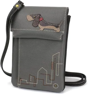 CHALA RFID Criss Crossbody Cell Phone Purse - Women Faux Leather Xbody Handbag with Adjustable Strap