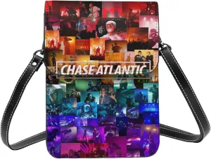 Chase Music Atlantic Band Collage Small Cell Phone Purse Women'S Cell Phone Purse Clutch Handbag, Black