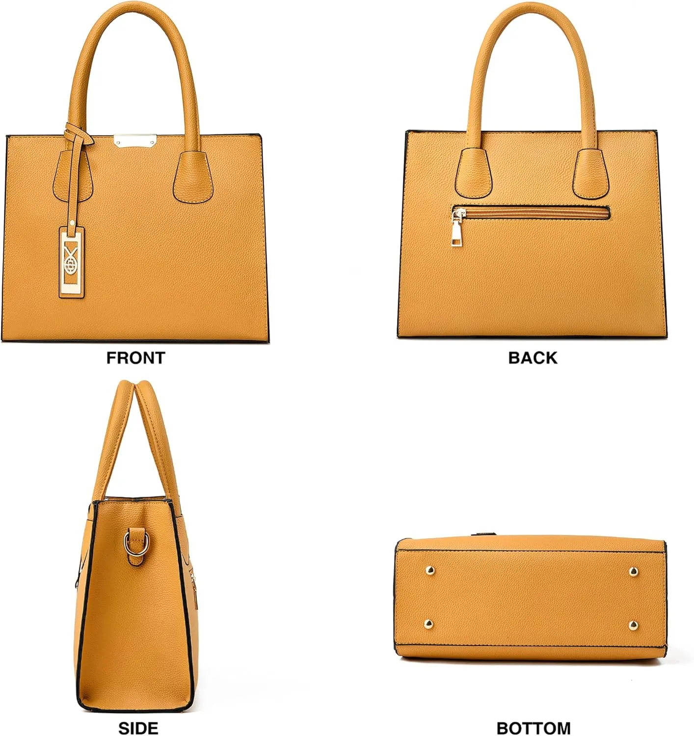 CHICAROUSAL Crossbody Purses and Handbags for Women PU Leather Tote Shoulder Bags Top Handle Satchel