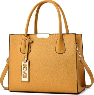 CHICAROUSAL Crossbody Purses and Handbags for Women PU Leather Tote Shoulder Bags Top Handle Satchel