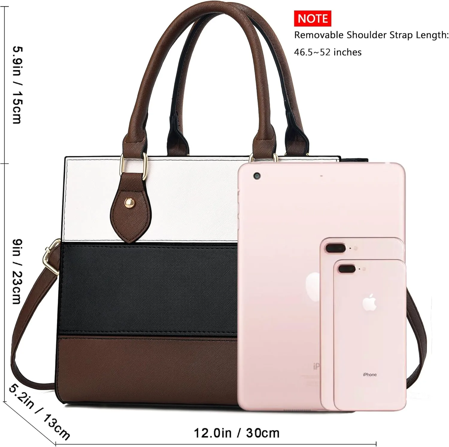 CHICAROUSAL Crossbody Purses and Handbags for Women PU Leather Tote Top Handle Satchel Shoulder Bags
