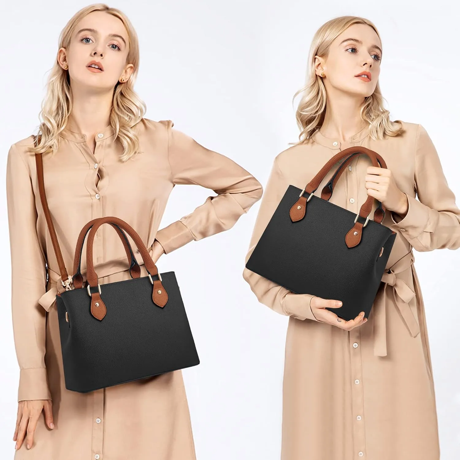 CHICAROUSAL Purses and Handbags for Women Leather Crossbody Bags Women's Tote Shoulder Bag