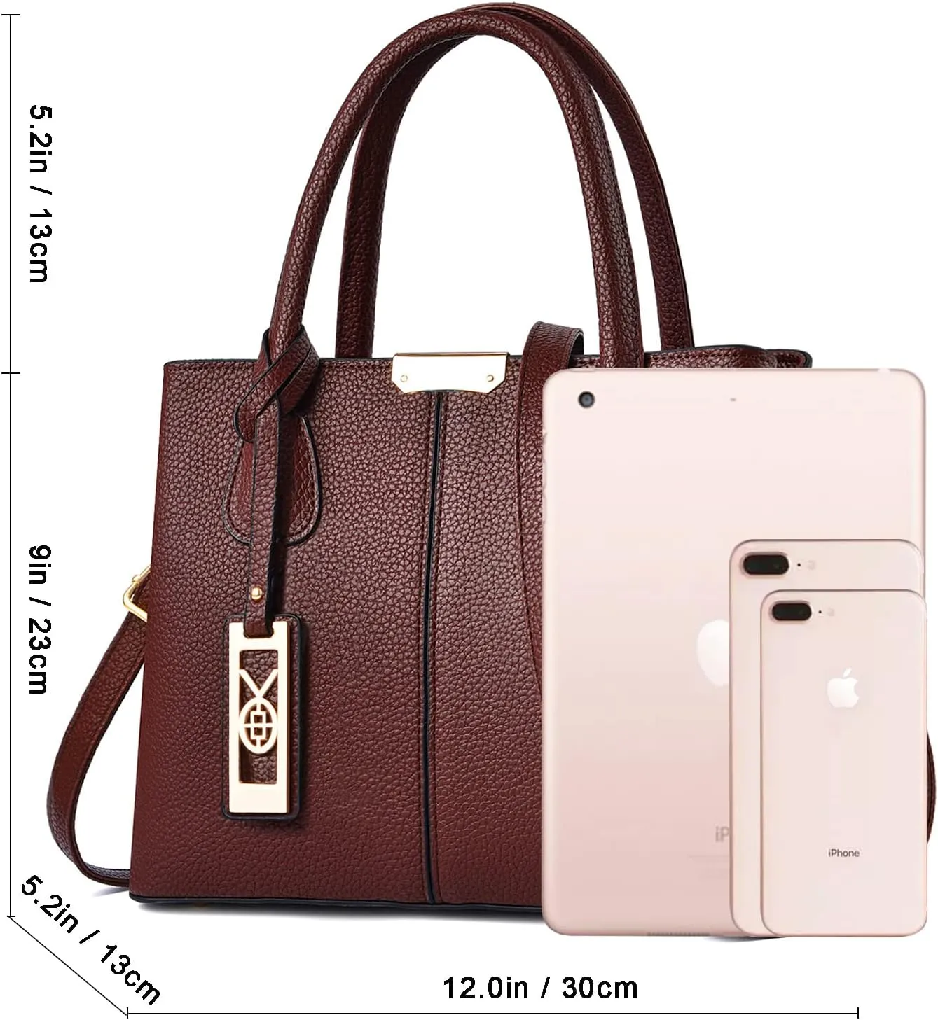 CHICAROUSAL Purses and Handbags for Women Leather Crossbody Bags Women's Tote Shoulder Bag