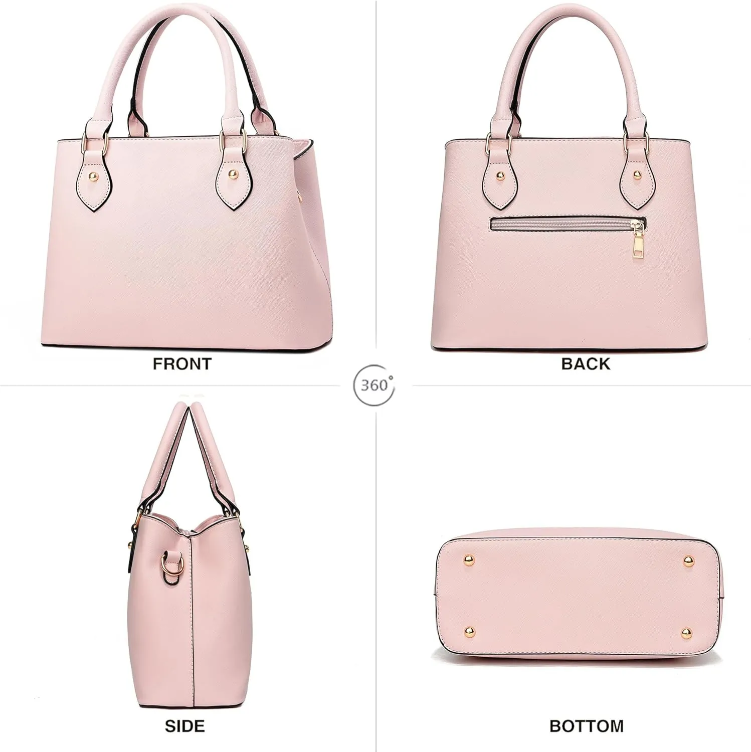CHICAROUSAL Purses and Handbags for Women Leather Crossbody Bags Women's Tote Shoulder Bag