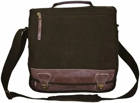 Classic Euro-Style Messenger Bag - Vintage Brown
