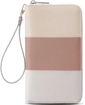 CLUCI Womens Wallet RFID Bifold Wristlet Large
